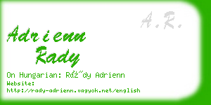 adrienn rady business card